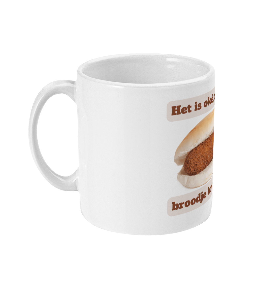 Het is oké, neem een broodje kroket mee