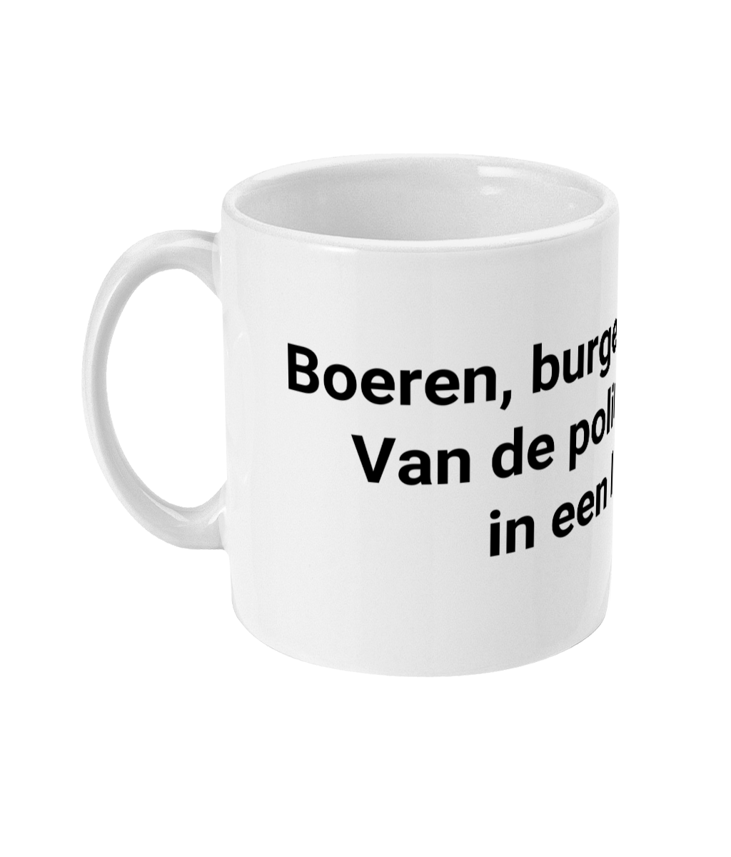 Boeren, burgers, buitenlui. Van de politiek raak ik in een huilbui.