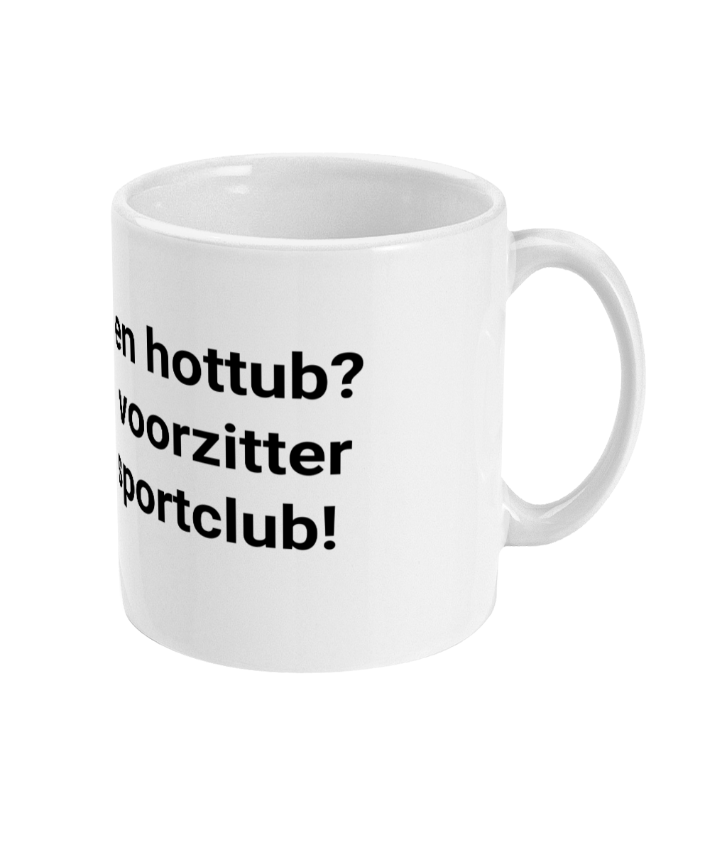 Heb je geen hottub? Word dan voorzitter van een sportclub!