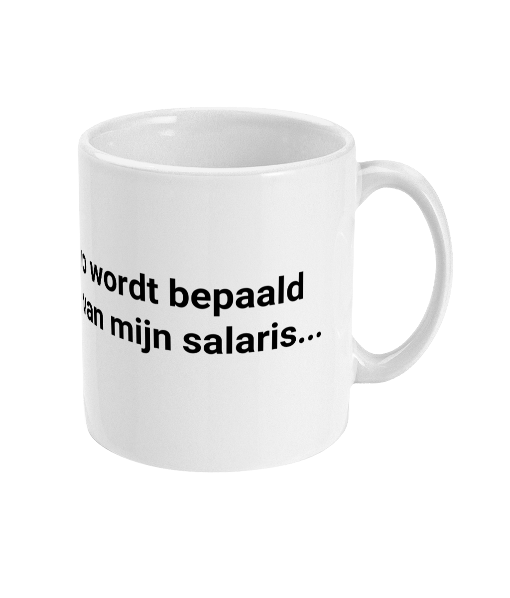 Mijn werktempo wordt bepaald door de hoogte van mijn salaris...
