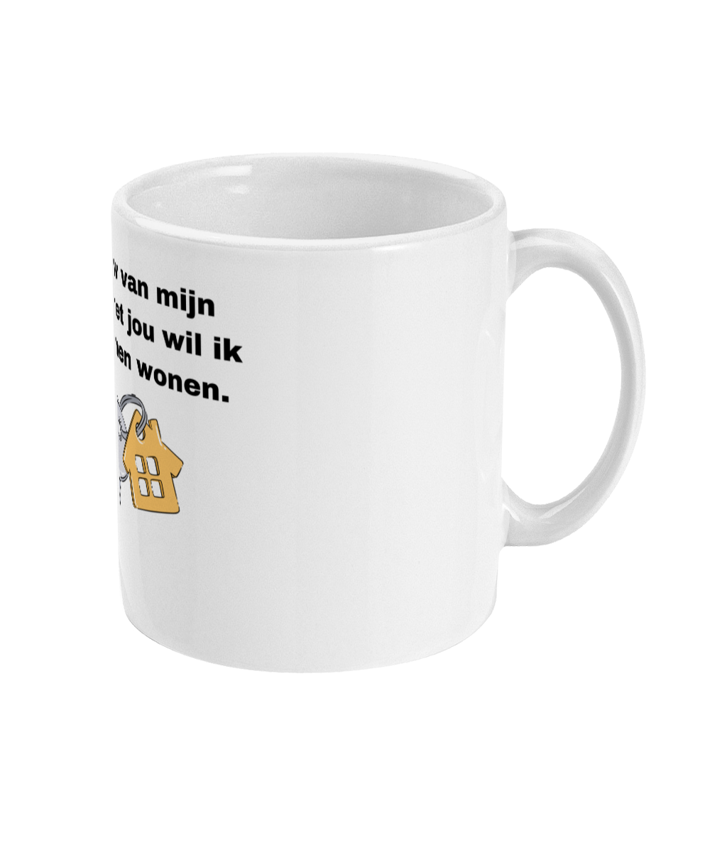 Hoi vrouw van mijn dromen, met jou wil ik graag samen wonen