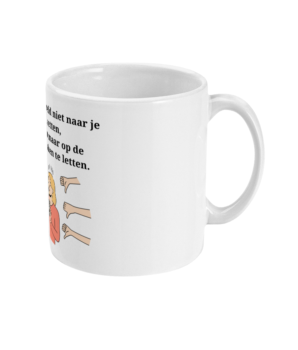 Je kunt de wereld niet naar je hand zetten