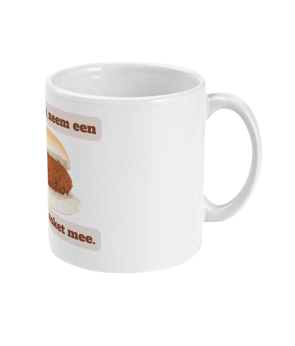Het is oké, neem een broodje kroket mee