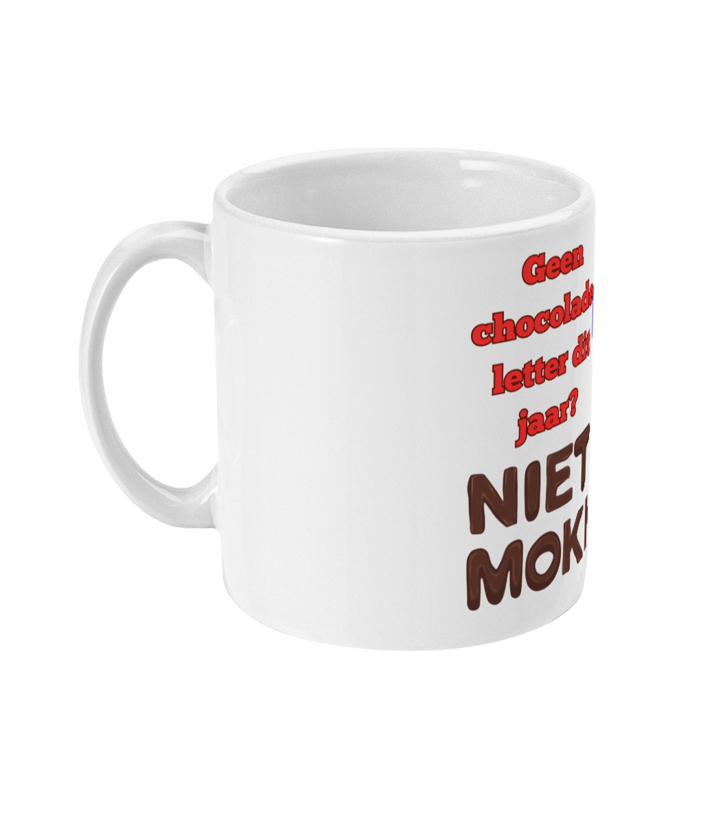 Geen chocoladeletter dit jaar? Niet zo mokken