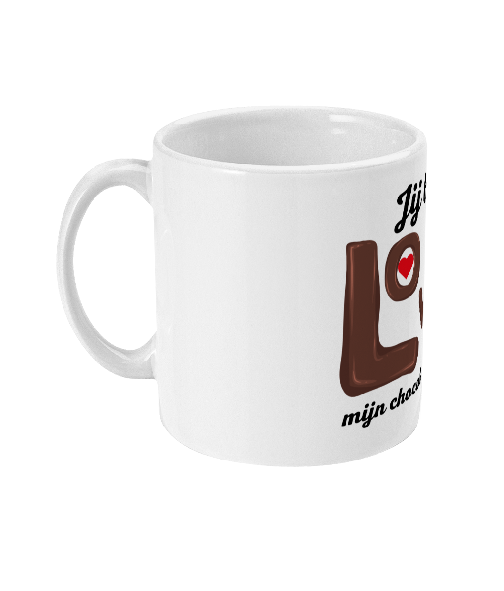 Jij bent mijn chocolade letter