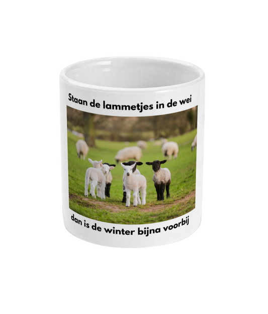 Staan de lammetjes in de wei dan is de winter bijna voorbij