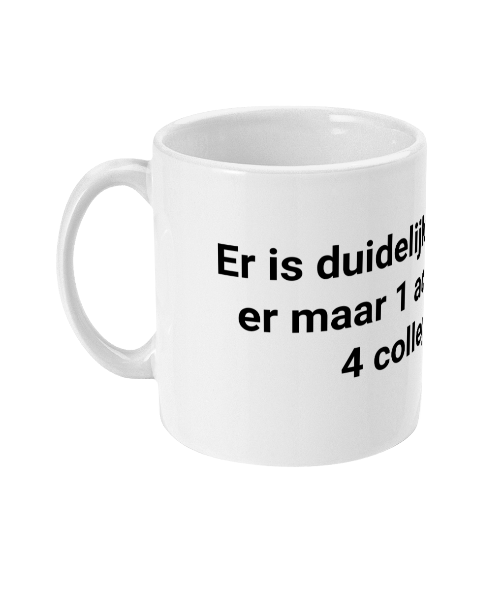 Er is duidelijk iets mis als er maar 1 account voor 4 collega's is.