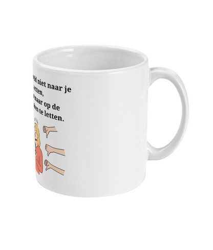 Je kunt de wereld niet naar je hand zetten