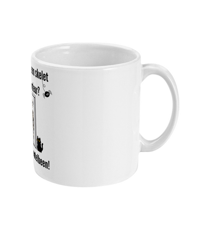 Hoe opent een skelet de voordeur?